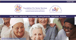 Desktop Screenshot of foundationforseniorservices.org